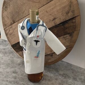 Doctor Themed Wine Bottle Cover